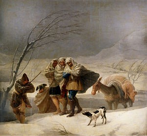 Goya. la Nevada o El Invierno