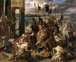 Los Cruzados entran en Constantinopla DelaCroix